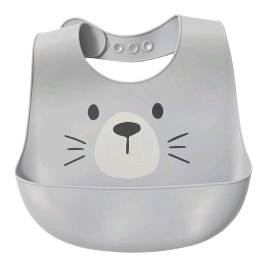 CONJUNTO DE 2 BABETES DE SILICONE