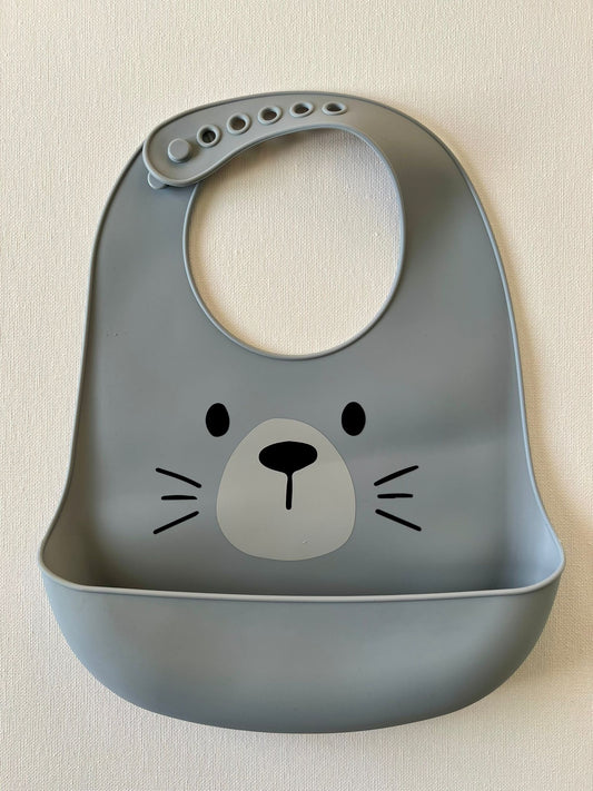 CONJUNTO DE 2 BABETES DE SILICONE